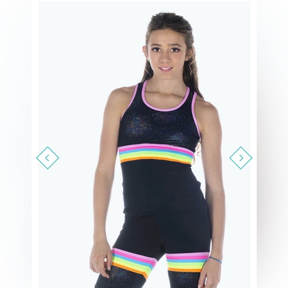 Logos Milano Italian Figure Skating Unicorn Athletic tank women’s size small